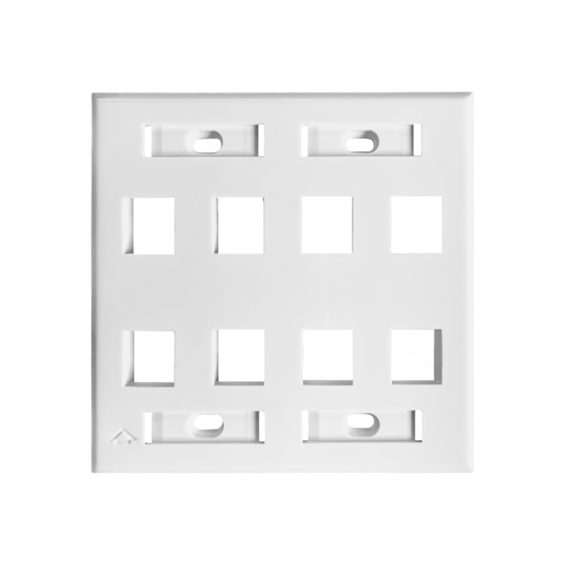 Espelho 4X4 8 Portas Para Keystone 3550019 Furukawa Branco	