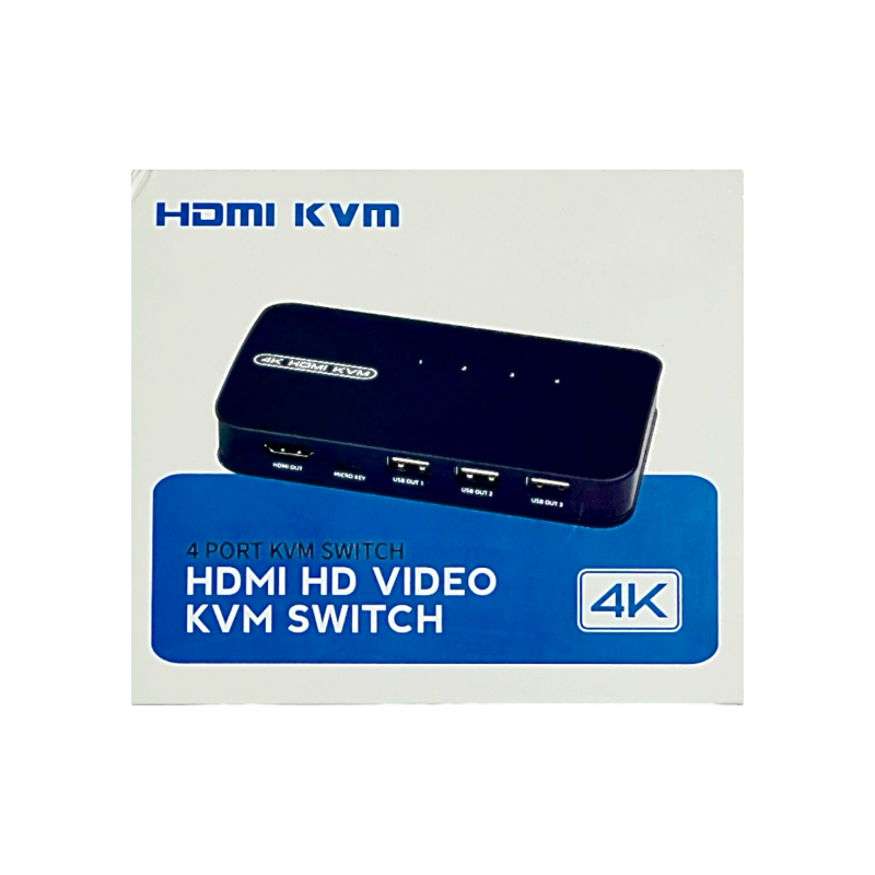 Switch KVM Hdmi 4 Portas HK401