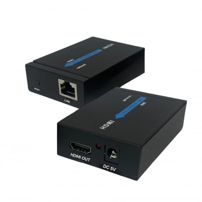 Extensor Hdmi Via Cabo de Rede 60 Metros
