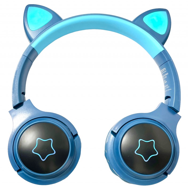 Fone Orelha De Gato Headphone Gatinho Com Led Fone Bluetooth]