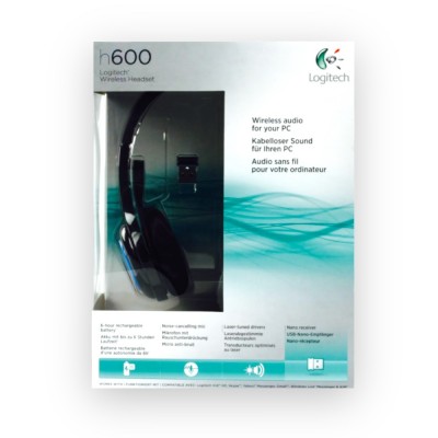 Fone Headset Sem Fio H600 Logitech Fone Headset Sem Fio H600 Logitech