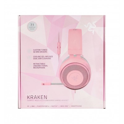 Fone Headset Gamer P3 Kraken Rosa Razer