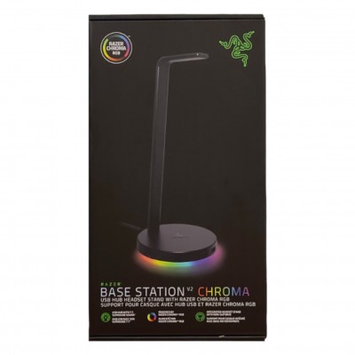 Suporte Base Station v2 Crhoma RGB C/ Hub 3.1-P2 3,5mm Razer 