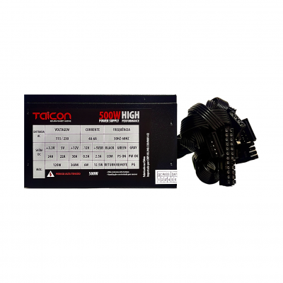 Fonte ATX 500W TA-S500i Taicon Fonte ATX 500W TA-S500i Taicon