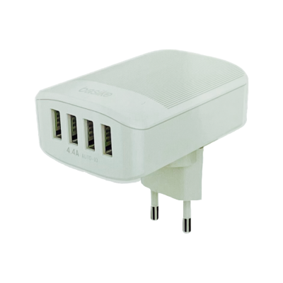 Carregador Rápido 4 Portas 4.4A BA-CAR0070 Basike Carregador Rápido 4 Portas 4.4A BA-CAR0070 Basike