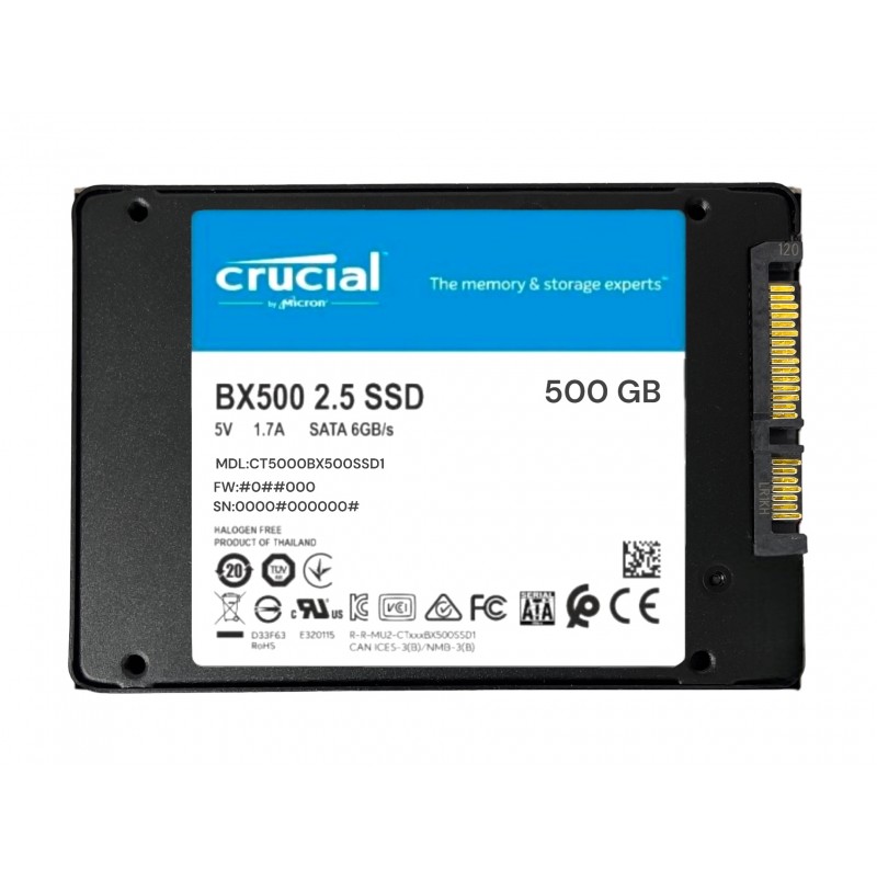 SSD 500Gb BX500 Crucial