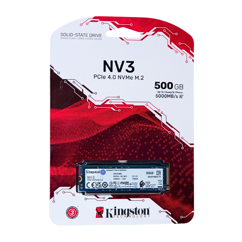 SSD M2 NVME 500Gb NV3 Kingston SSD M2 NVME 500Gb NV3 Kingston