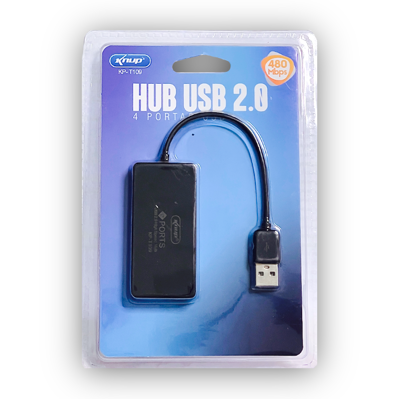 Hub Usb 2.0 4 Portas KP-T109 Knup