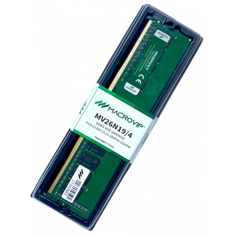 Memória Pc DDR4 4Gb 2666Mhz Macrovip 
