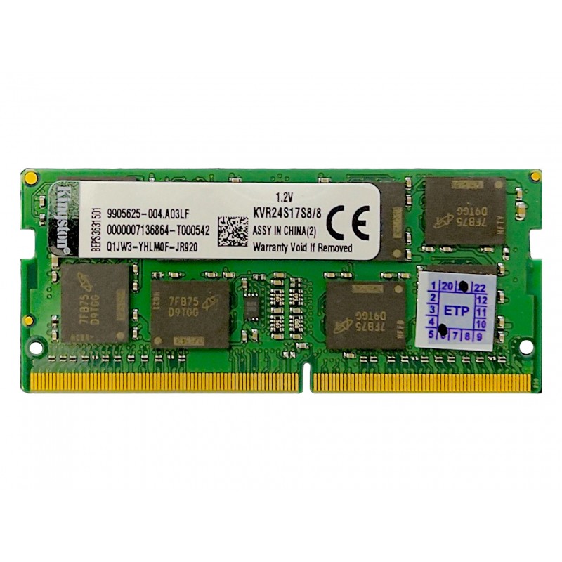 Memória Notebook DDR4 8Gb 2400Mhz Kingston