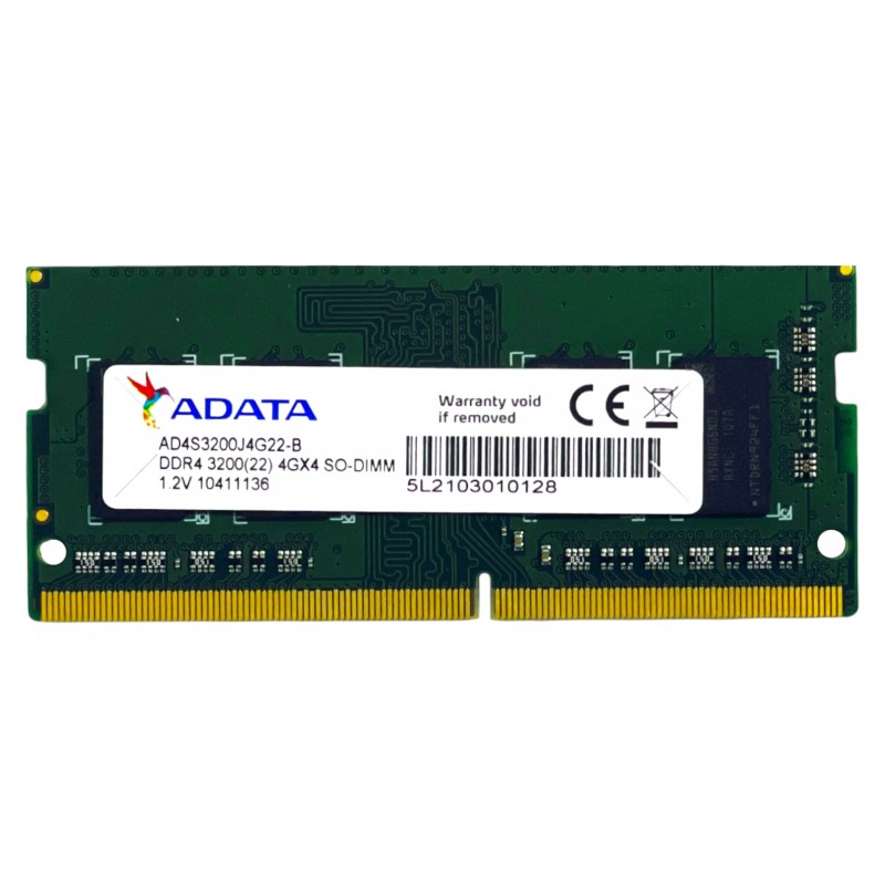 Memória Notebook DDR4 4Gb 3200Mhz Adata 	