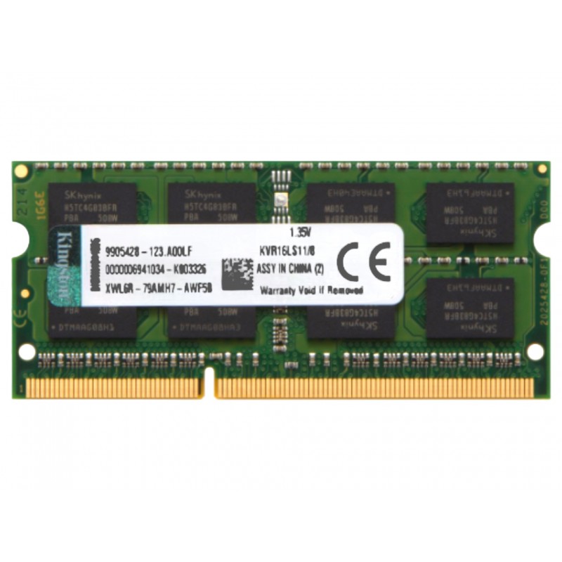 Memória Notebook DDR3L 8Gb 1600Mhz Kingston
