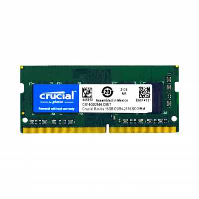 Memória Notebook DDR4 16Gb 2666MHz Crucial Memória Notebook DDR4 16Gb 2666MHz Crucial