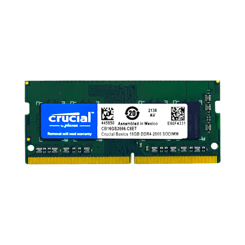 Memória Notebook DDR4 16Gb 2666MHz Crucial