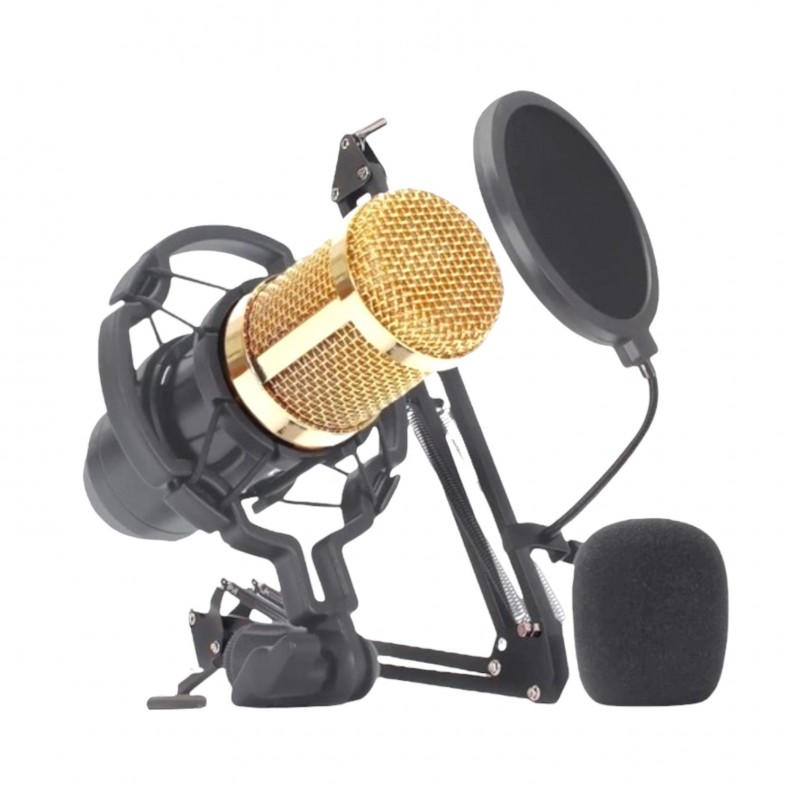 Microfone Condensador Articulado KP-M0010
