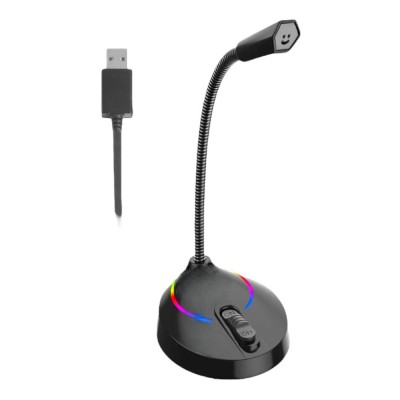 Microfone Gamer RGB GK55 Havit  Microfone Gamer RGB GK55 Havit
