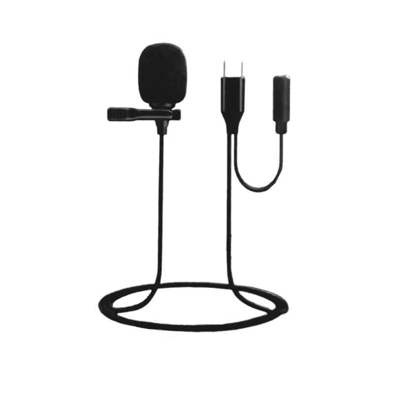 Microfone de Lapela Tipo-C HSX-M05 