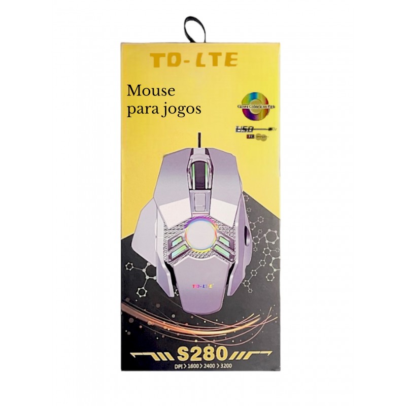 Mouse Com Fio Gamer S280 TD-LTE