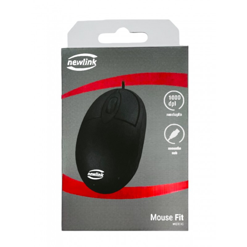 Mouse Com Fio Fit MO303C NewLink