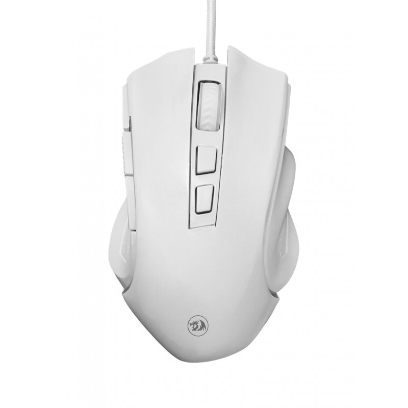 Mouse Com Fio Gamer Griffin M607W Branco Redragon