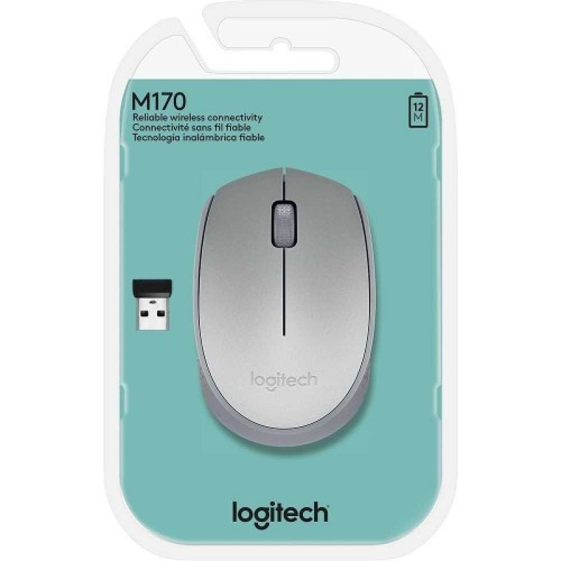 Mouse Sem Fio M170 Cinza Logitech