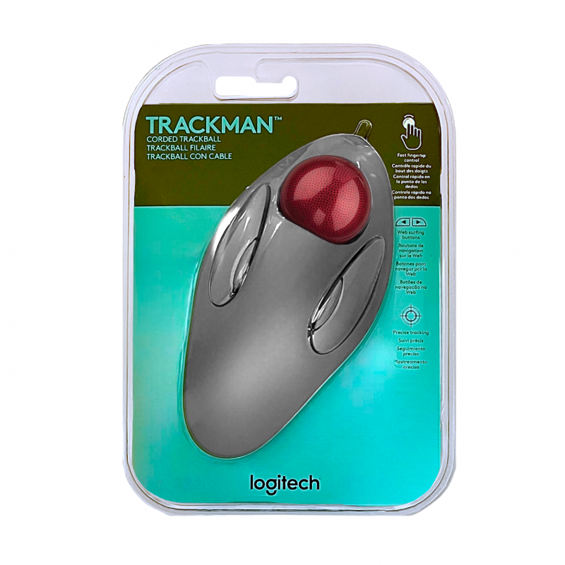 Mouse Com Fio TrackMan Marble Logitech