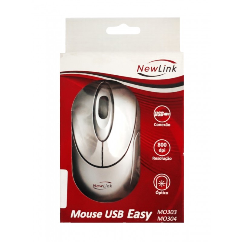 Mouse Com Fio MO304 NewLink