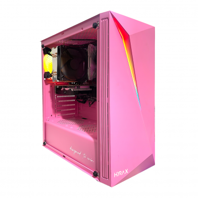 PC Gamer Intel Core i5 8Th - IPMH31G - RX550 4Gb - 16Gb - 240Gb SSD - 500W - Hyrax Rosa PC Gamer Intel Core i5 8Th - IPMH31G - RX550 4Gb - 16Gb - 240Gb SSD - 500W - Hyrax Rosa