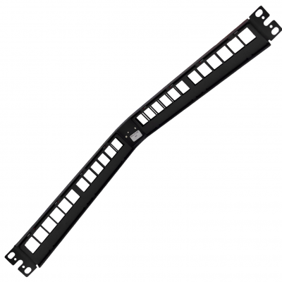 Patch Panel 24 Portas Descarregado Angular Furukawa 35050274 Patch Panel 24 Portas Descarregado Angular Furukawa 35050274