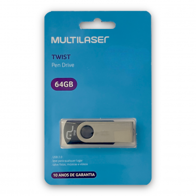 Pen Drive 64Gb Multilaser  Pen Drive 64Gb Multilaser