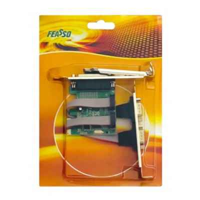 Placa PCI Express Paralela-Serial JPP-04 Feasso Placa PCI Express Paralela-Serial JPP-04 Feasso