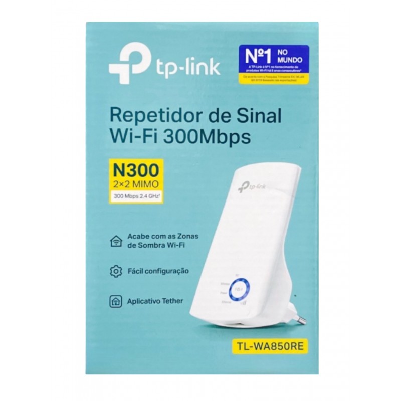 Repetidor Wi-Fi N 300Mbps  TL-WA850RE Tp-Link