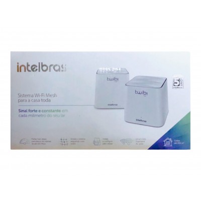 Roteador Twibi Dual Band Intelbras AC1200 Fast Roteador Twibi Dual Band Intelbras AC1200 Fast
