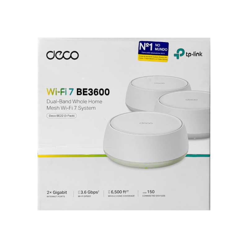 Roteador Deco BE22 BE3600 Wi-Fi 7 Pack Com 3