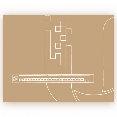 Switch 24 Portas Gerenciável PoE USW-Enterprise-24-PoE-BR Switch 24 Portas Gerenciável PoE USW-Enterprise-24-PoE-BR