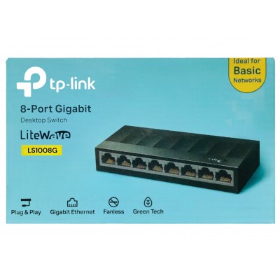 Switch 8 Portas LS1008G Tp-Link Switch 8 Portas LS1008G Tp-Link