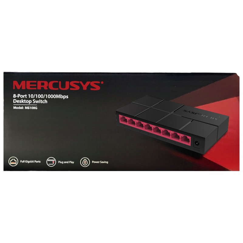 Switch 8 Portas MS108G Mercusys