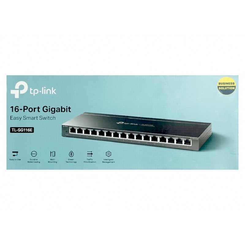 Switch 16 Portas Gerenciável TL-SG116E Tp-Link