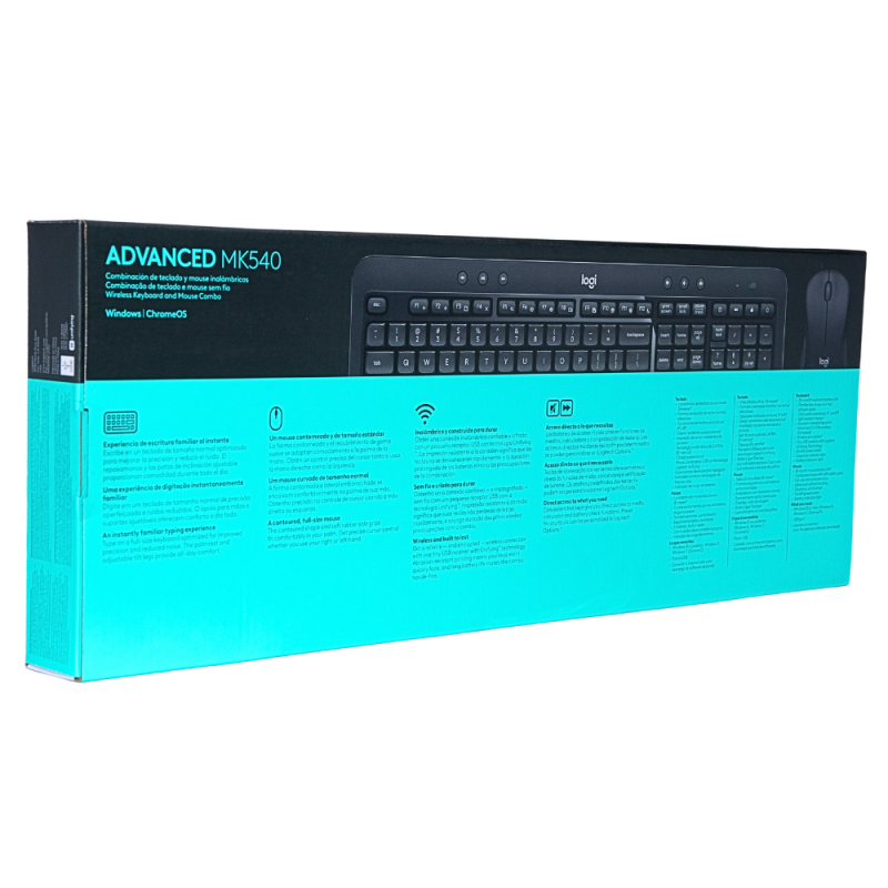 Kit Teclado e Mouse Sem Fio MK540 Logitech Kit Teclado e Mouse Sem Fio MK540 Logitech