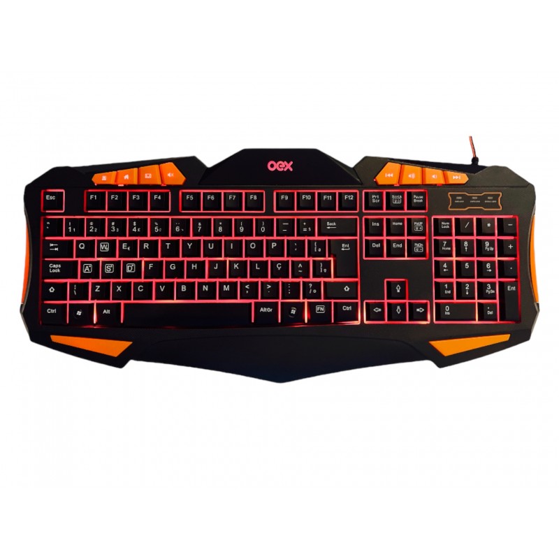 Kit Teclado e Mouse Com Fio Gamer Combo Gear TM 301 Oex