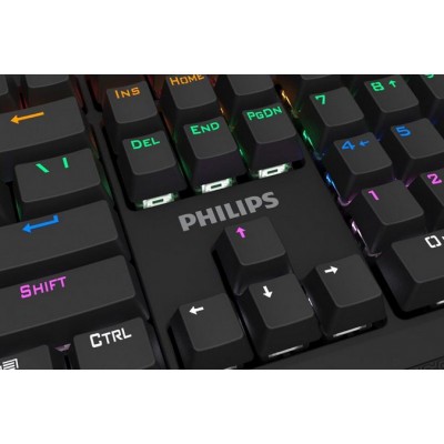 Teclado Com Fio Gamer Mecânico  SPK8403 Philips  Teclado Com Fio Gamer Mecânico  SPK8403 Philips