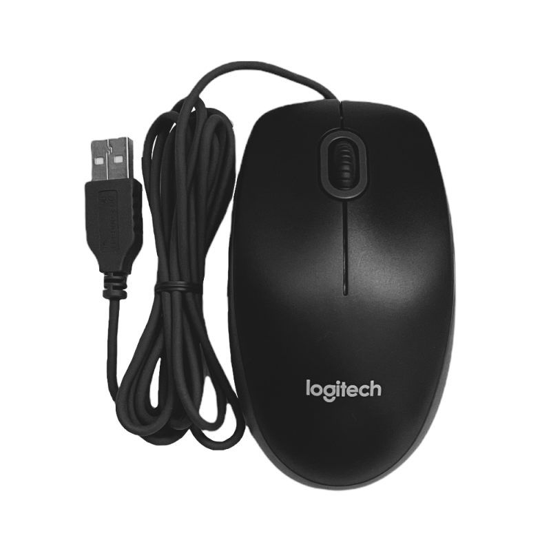Kit Teclado e Mouse Com Fio MK120 Logitech