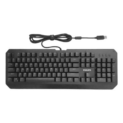 Teclado Com Fio Gamer Mecânico SPK8413 Philips  Teclado Com Fio Gamer Mecânico SPK8413 Philips