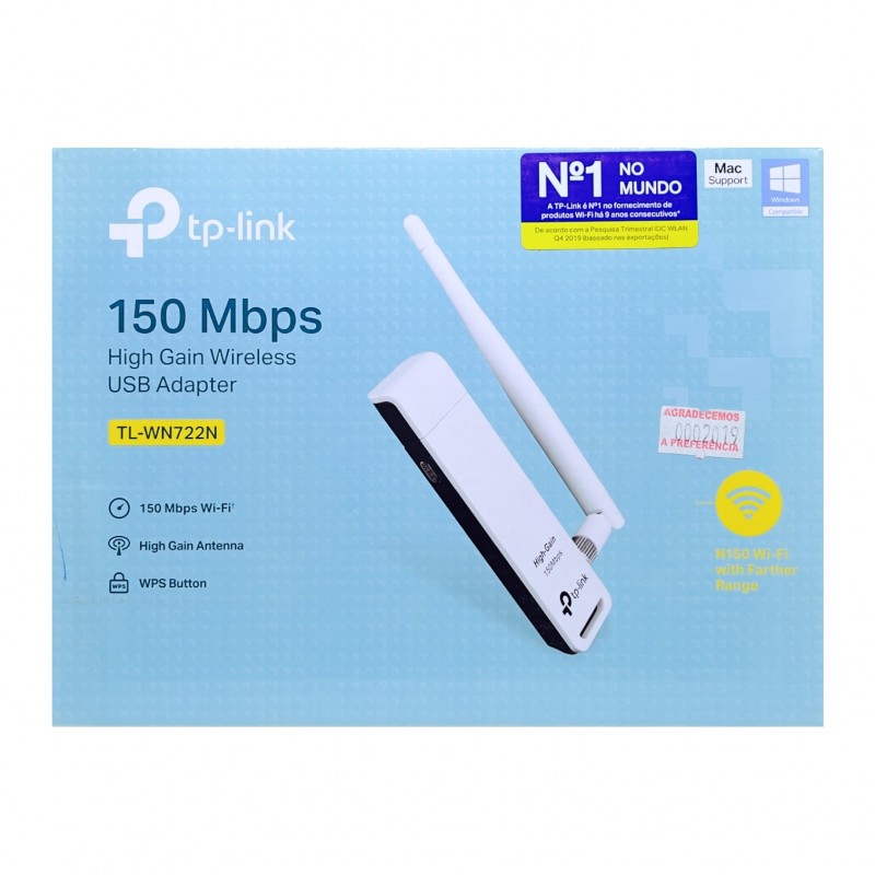 Adaptador Usb Wi-Fi 150Mbps TL-WN722N