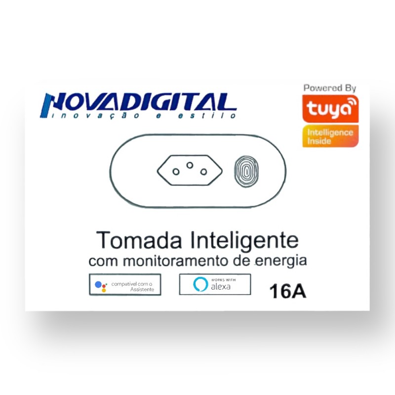 Tomada Inteligente Wifi 16A Nova Digital