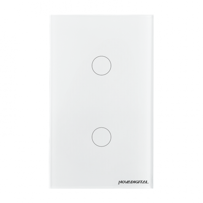 Interruptor 2 Botões Branco 4X2 Lite-WS-2 Nova Digital