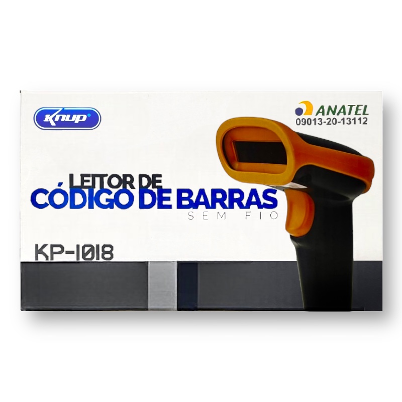 Leitor de Código de Barras Sem Fio KP-1018 Knup 