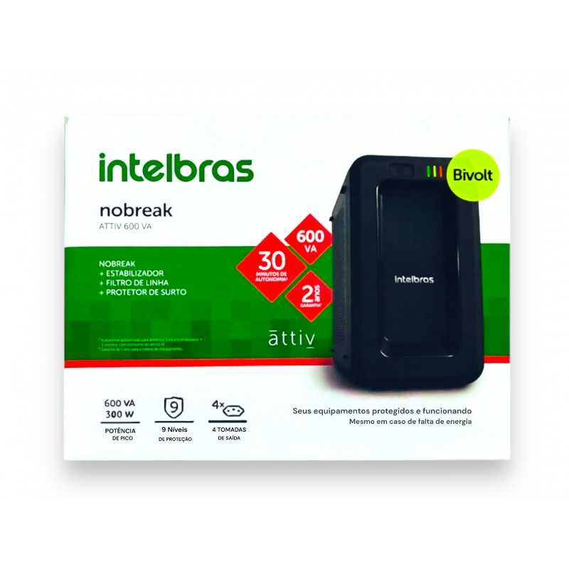 Nobreak Attiv 600Va Bivolt Intelbras