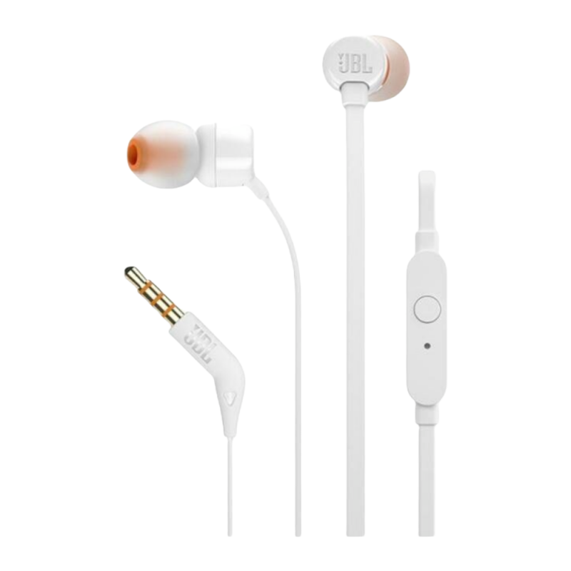 Fone de Ouvido com Microfone Tune110 Branco JBL