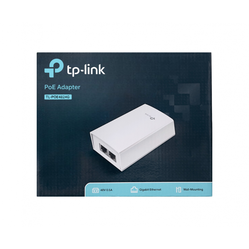 Fonte PoE Gigabit 48V 24W TL-PoE4824G Tp-Link